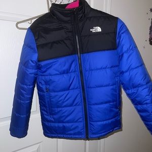 Boys Blue The North Face reversible Jacket